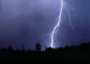 blixt, blixtnedslag, himlafenomen, himmel, natur, ov�der, storm, �ska, �sknedslag, �skv�der