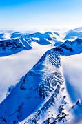 flygbilder, flygfoton, landskap, Lappland, vinter