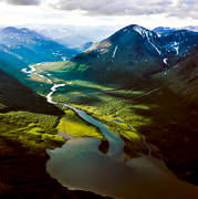 fj�ll, flygbilder, flygfoton, landskap, Lappland, Padjelanta, Sarek, sommar, Tarradalen, Tarrauare, Tarra�tno