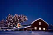 f�nster, julst�mning, ladug�rd, natt, st�mning, st�mningsbild, st�mningsbilder, vinter, vinternatt, �rstid, �rstider