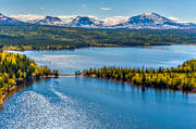 Bunnerviken, flygbilder, flygfoton, J�mtland, landskap, Snasafj�llen, Snasah�garna, sommar, �nnsj�n